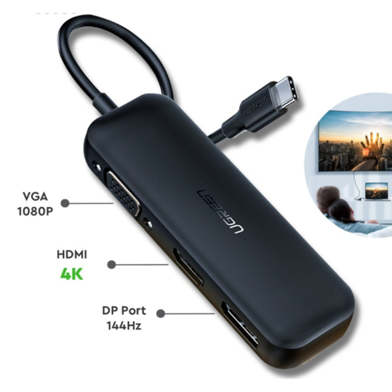 UGREEN USB-C To VGA+HDMI+DP Converter