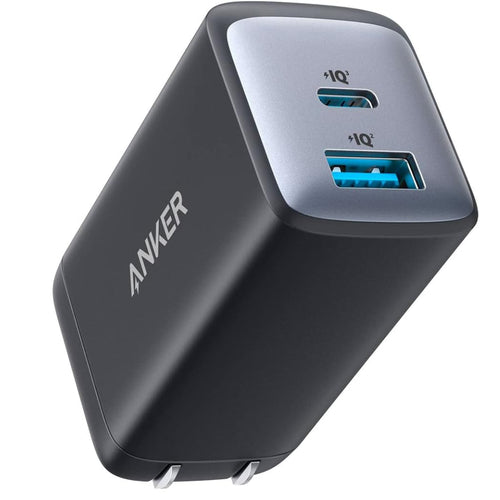 Anker USB C Charger 65W, 725 Charger, Ultra-Compact Dual-Port Foldable Travel Wall Charger