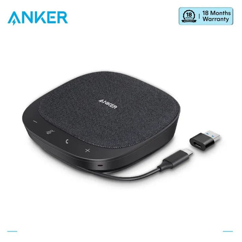 Anker PowerConf S330 Conference USB Speaker, Smart Voice Filter,Plug & Play , 4 Microphones for 360° Room Coverage