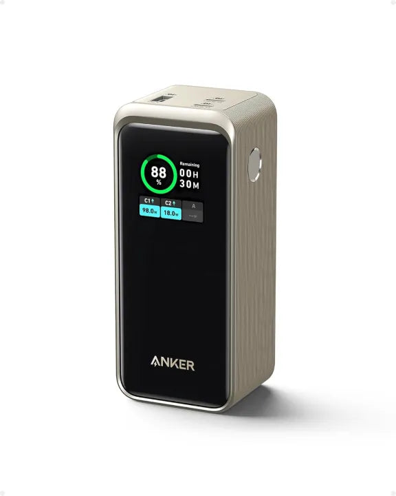 Anker Prime Power Bank, 20,000mAh 200W, TSA-Approved, Smart Display