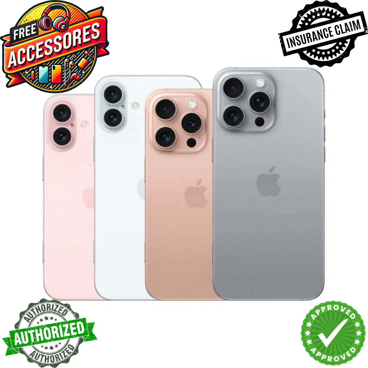Apple Iphone Authorized with insurance & warranty