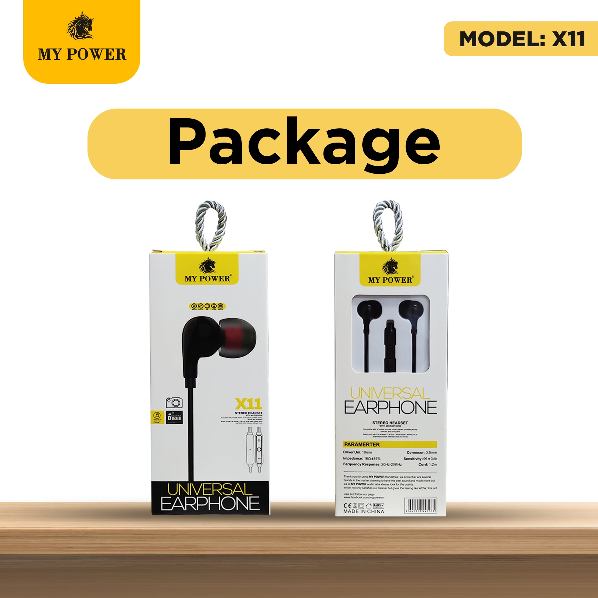 MY POWER X11 Earphones