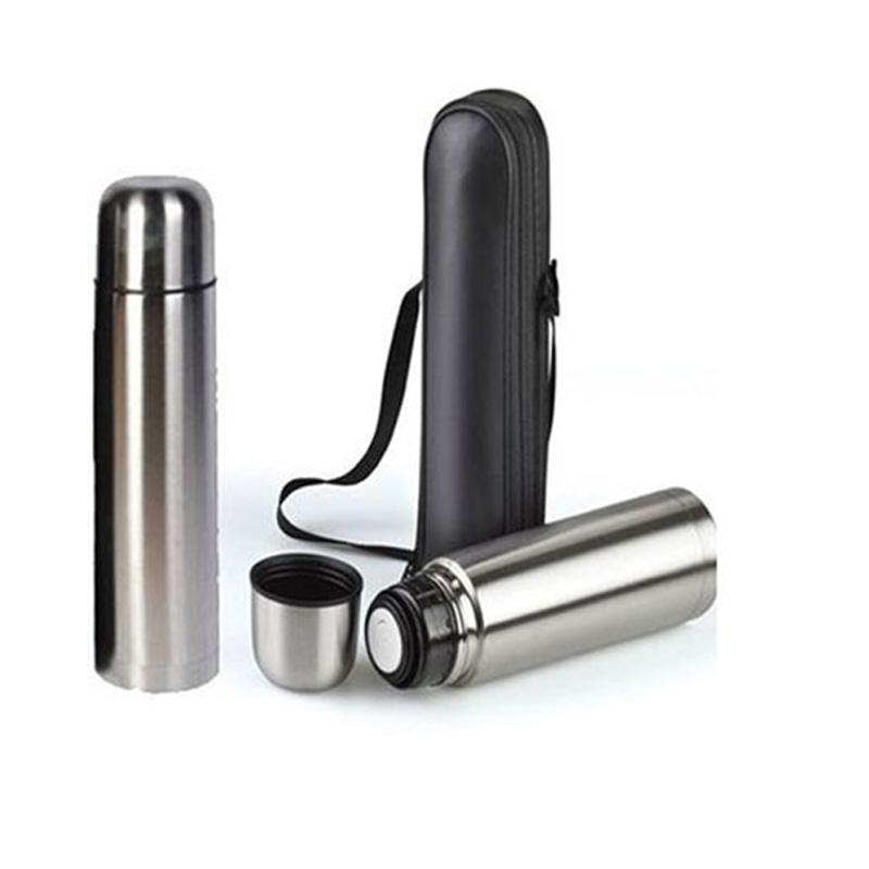 Electromax Silver Slimline Thermos Bottle – 1000Ml