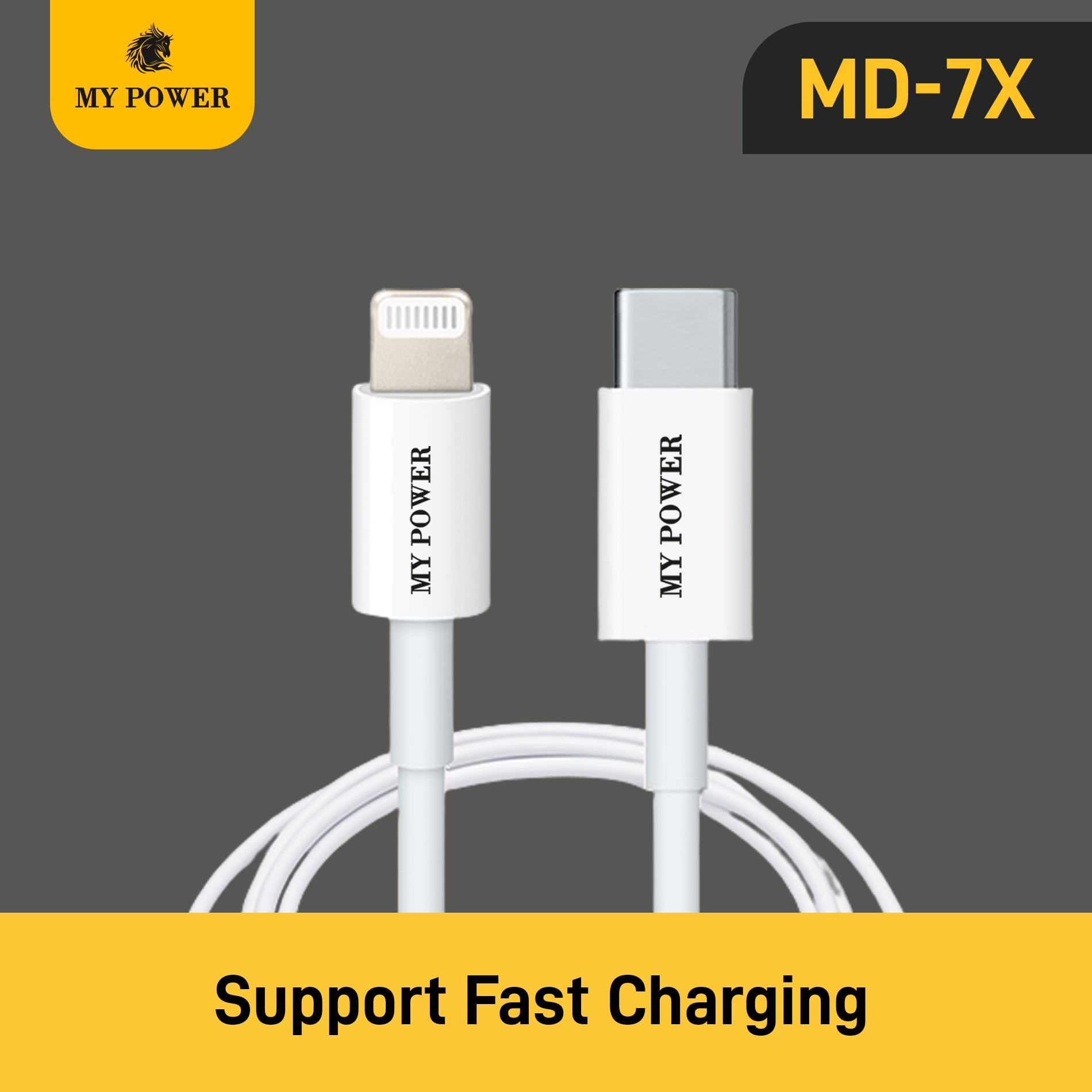 Data Cable Type C to Lightning, MD-7x | 00002