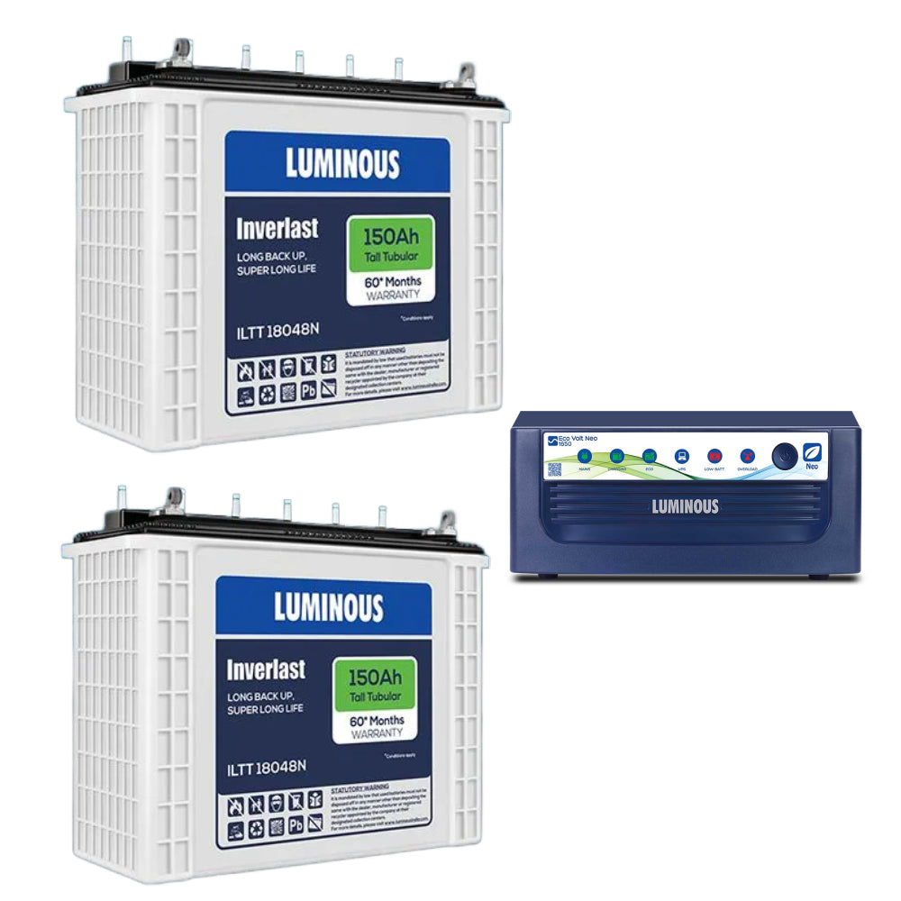 2 Battery 1 Ups Inverter Combo