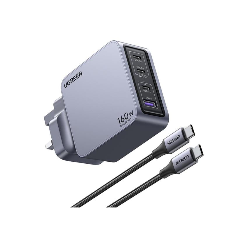 UGREEN 160W GaN Fast Charger-4-Port Desktop Charger