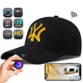 Portable 4K/1080P Wireless Security Invisible Remote Detection Wearable IP Camera Mini Hidden WiFi Spy Cap Camera