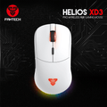 Fantech HELIOS XD3 Premium Wireless Wired Mouse Pixart 3335 Built in Battery Wired-WHITE