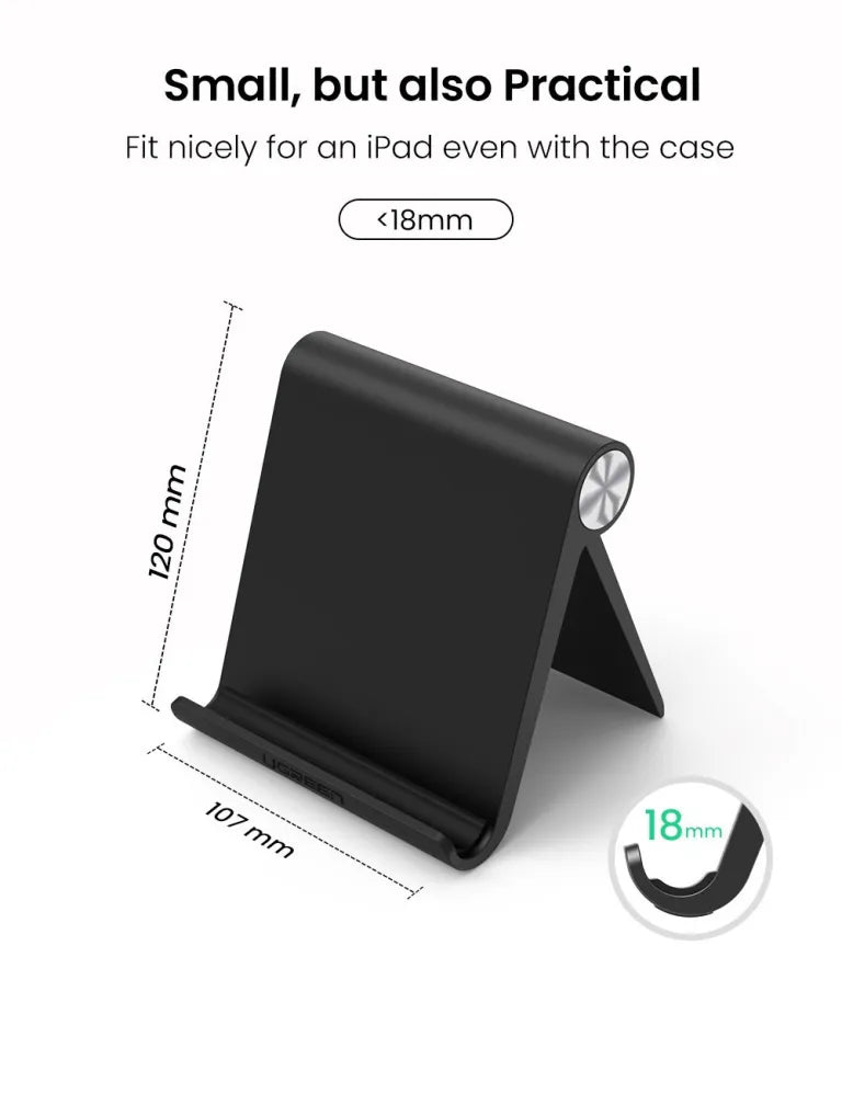 UGREEN-Multi-Angle Adjustable Portable Stand for Ipad / Mobiles