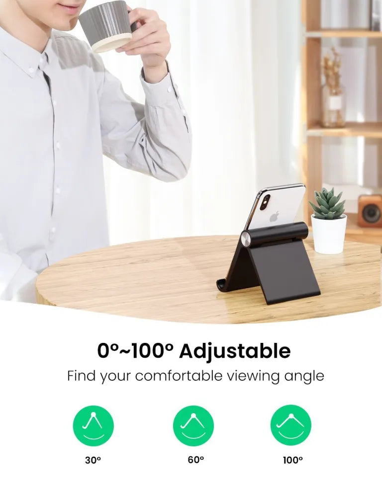UGREEN-Multi-Angle Adjustable Portable Stand for Ipad / Mobiles