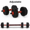 Adjustable Dumbbell Barbell Weight Lifting Set Pair Home Gym Dumbell
