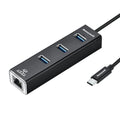Honeywell Type-C to USB Hub and Ethernet Adapter | USB 3.0 | 5GBPS