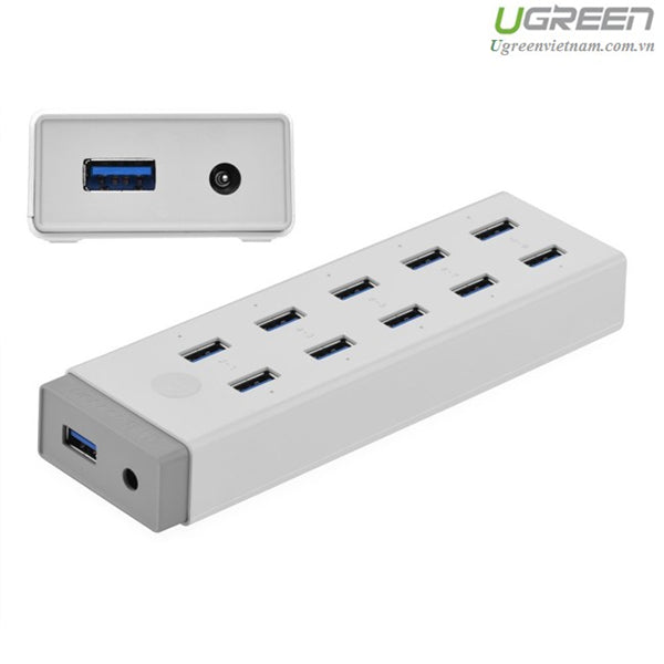 UGREEN USB 3.0 Charging Hub 10 Port (White)