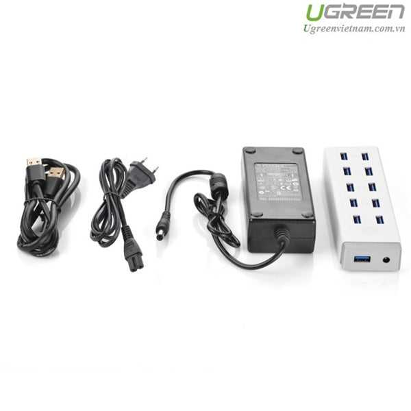 UGREEN USB 3.0 Charging Hub 10 Port (White)