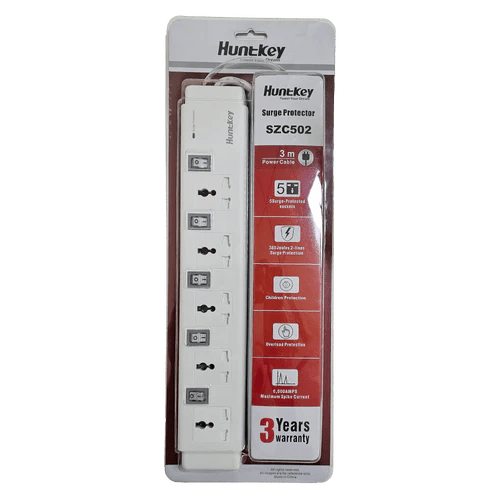 HUNTKEY SZC502 Power Strips, Universal Standard (3m)