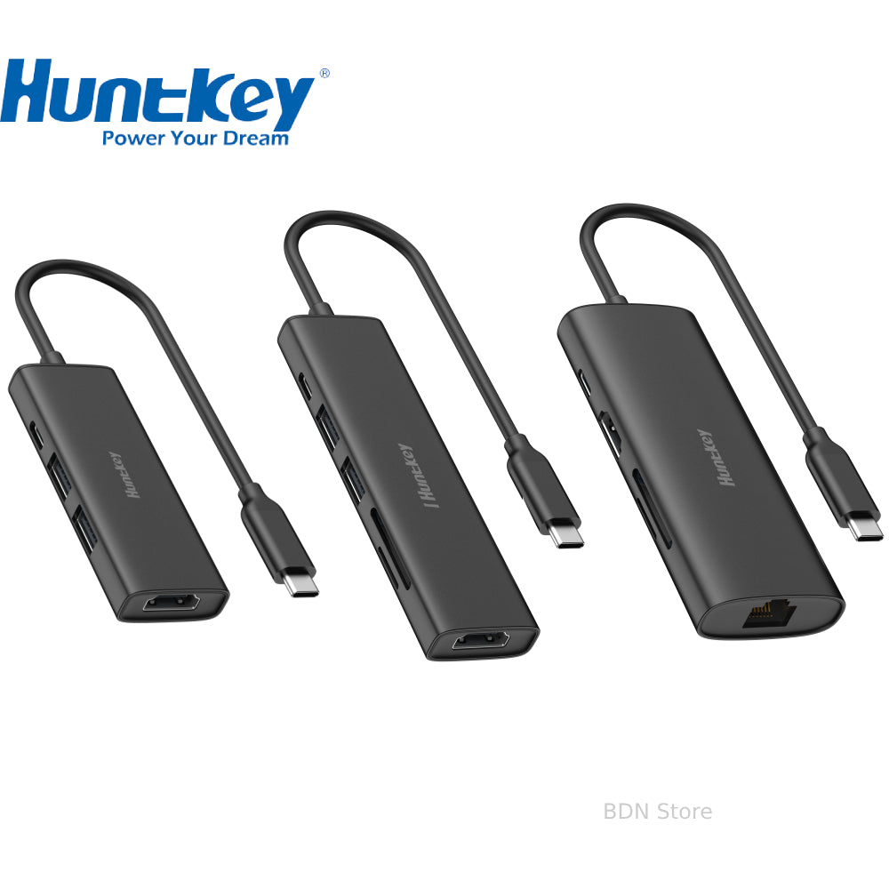 Huntkey Type C Hub Multifunction docking station 1 year warranty