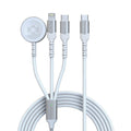 Promate 5-in-1 Multi-Connector Cable for Charging & Data Transfer with Apple Watch Charger
