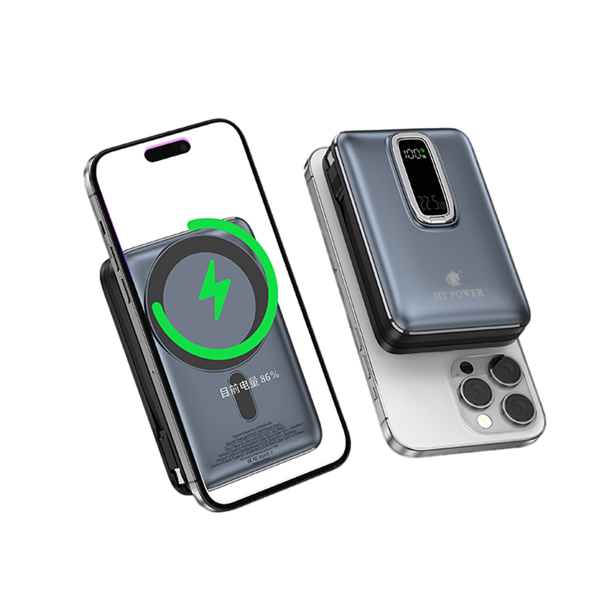 mypower 20000mah Wireless fast charging powerbankl