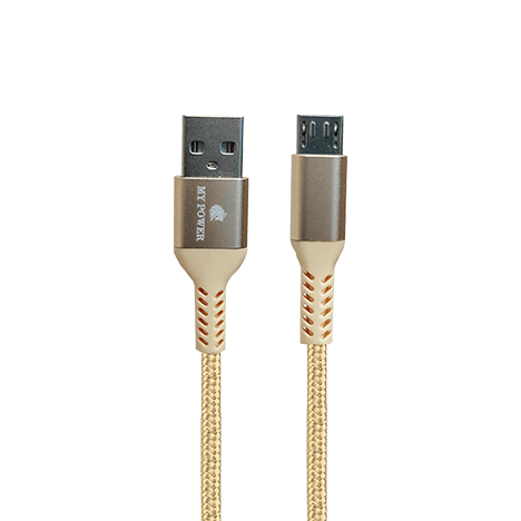 MD-31 Silk Metal Micro USB Data Cable My Power