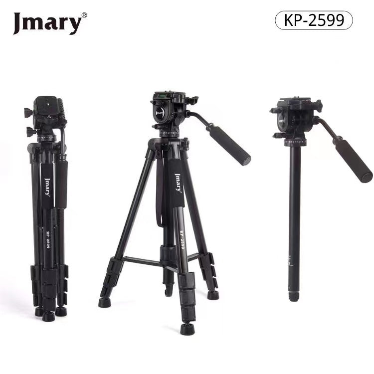 Jmary Kp-2599 Professional Aluminum Tripod For DSLR Camera Video, Photo Tripod