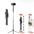 Jmary KT-239 Telescopic Phone Selfie Stick Tripod With 360° Free Rotation Angle