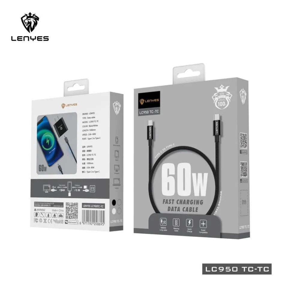 Lenyes 18 months warranty Fast charging Data cable