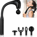 Massage Gun with Extension Handle, U-Shaped Back Massager for Pain Relief, Deep Tissue Handheld