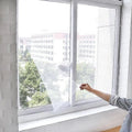 PVC Coated Mosquito Net for Windows with Tape Stitched Net Screen with Hook & Loop (1.8m x 2m)