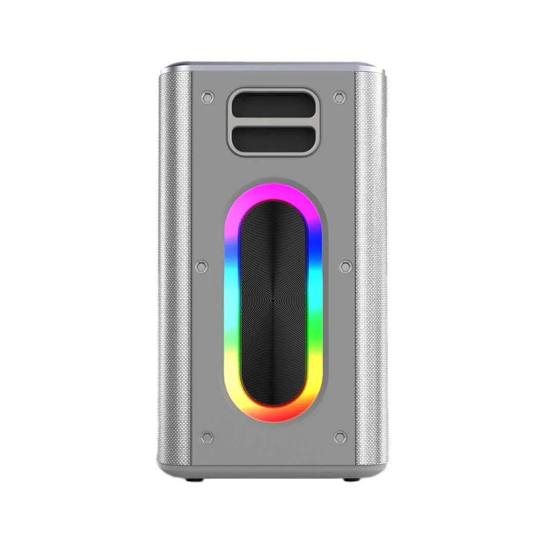 HiFuture MusicBox | TWS Function Karaoke And Bluetooth Speaker | 100W Output | Dual Mic | Built-In-Battery & Powerbank | RGB Lighting | Portable Design