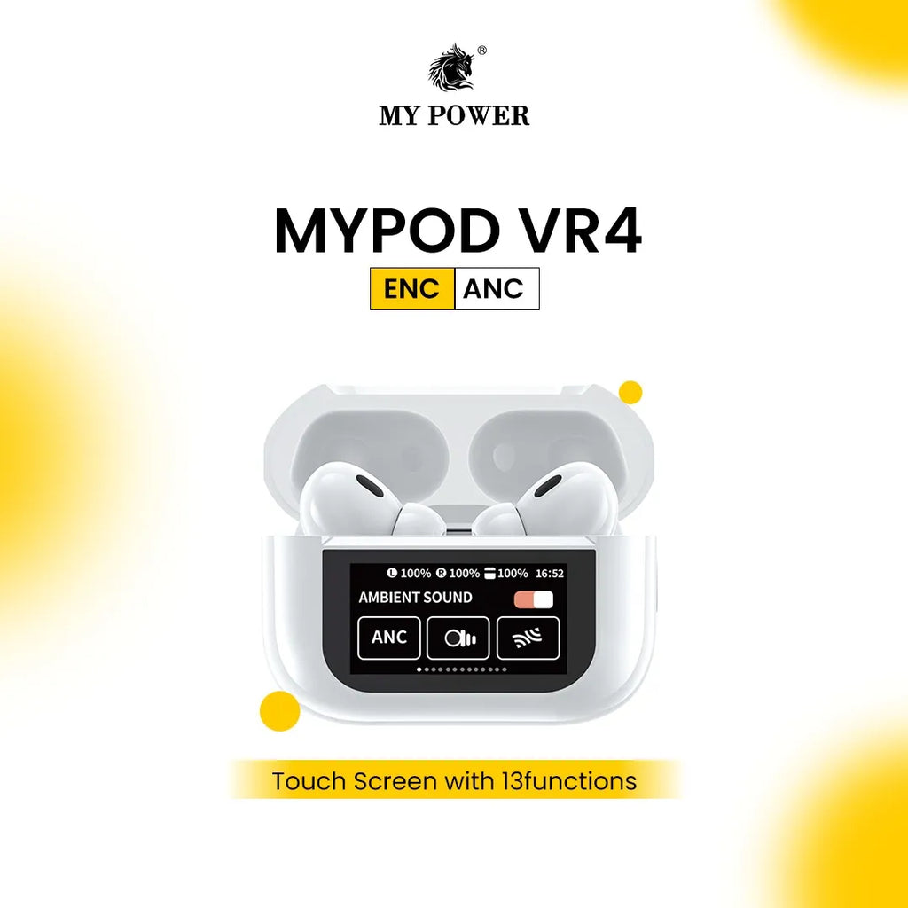 My Power MyPod VR4 Wireless Earbuds Ð True Wireless Audio & Long Battery Life