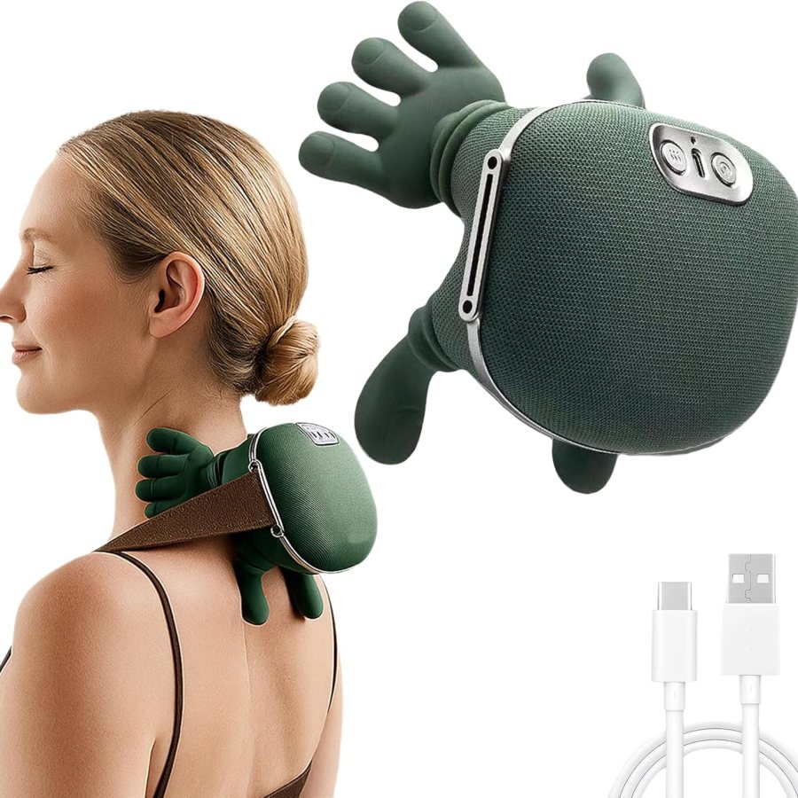 Neck and Back Massager, Simulated Human Hand Design, for Necks, Back, Legs & More