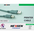 Nexgen Printer Cable Pro Series 1.5,3,5m