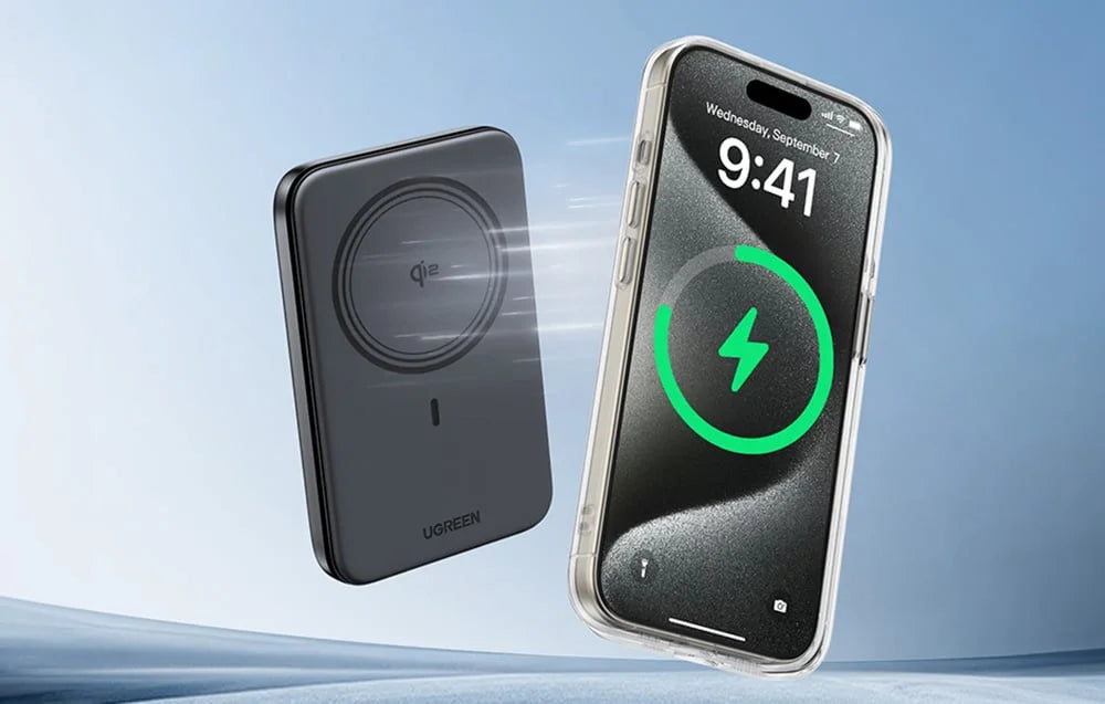 Magnetic Qi MagSafe Ugreen 30W 10000 mAh Power Bank