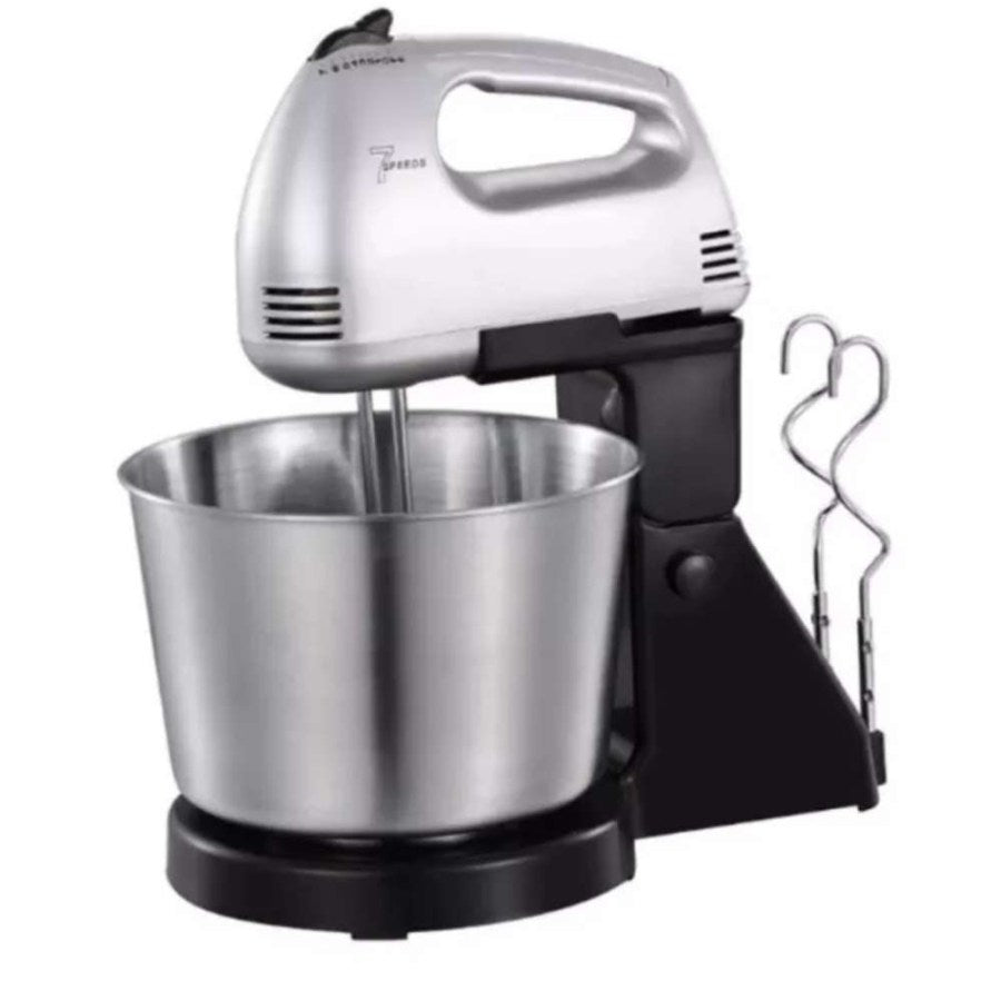 Scarlett 7 Speed Hand Mixer with Stand Mixer With Stainless Steel Bowl