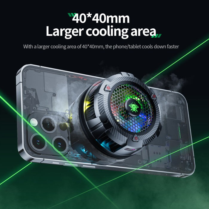 Plextone EX1 Pro Fan Cooler Semiconductor Magnetic Radiator with RGB Funcooler