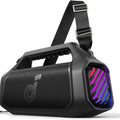 Soundcore Boom 2 Plus By Anker, Outdoor Speaker, 140W, 2+2 Channel, BassUp 2.0, 20H, Fast Charge, IPX7, RGB Lights, Power Bank, BT 5.3