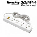 Huntkey Surge protector SZM404-2 | 4 Socket Multiplug
