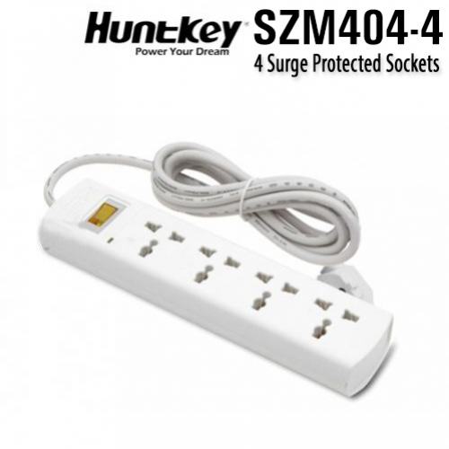 Huntkey Surge protector SZM404-2 | 4 Socket Multiplug