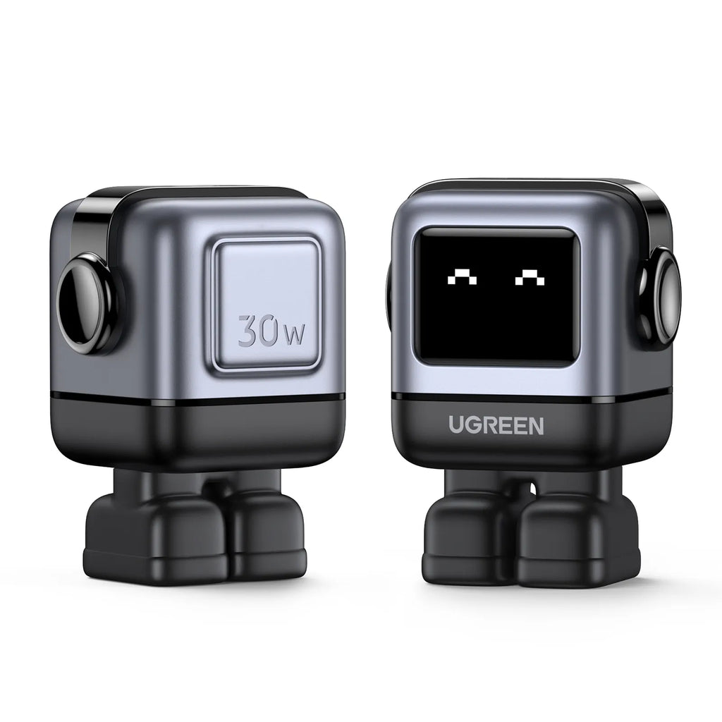 Ugreen Nexode Robot GaN 30W USB-C Charger (CD359) – Black
