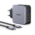 UGREEN 140W Nexode(EU) 3-Port USB C GaN II Charger Support PD 3.1 USB C Power Supply, GaN Tech Compatible