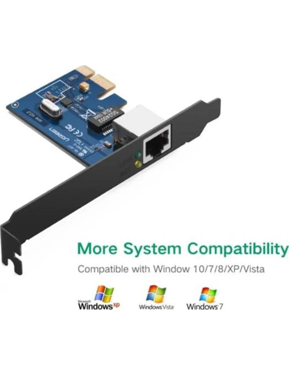 UGREEN GIGABIT ETHERNET PCI-E NETWORK CONTROLLER CARD