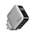 UGREEN 65621B 100W Nexode Pro 5-Port GaN Fast Charger with Smart Display UK X773