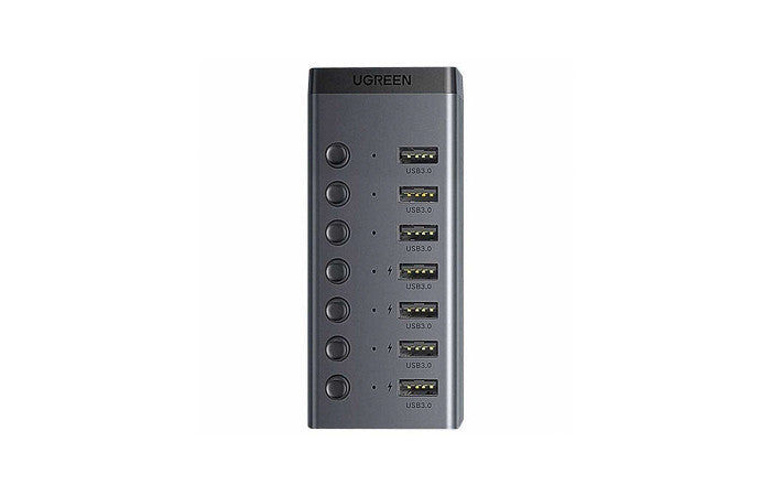 UGREEN 7-Port USB 3.0 Hub with USB-B to USB 3.0 Male Cable