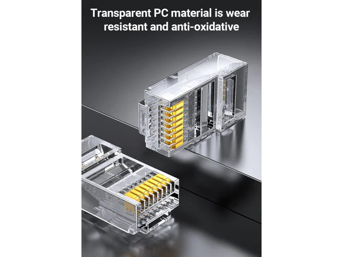 UGREEN 100x RJ45 Ethernet Cat6 UTP Modular Plugs Stecker