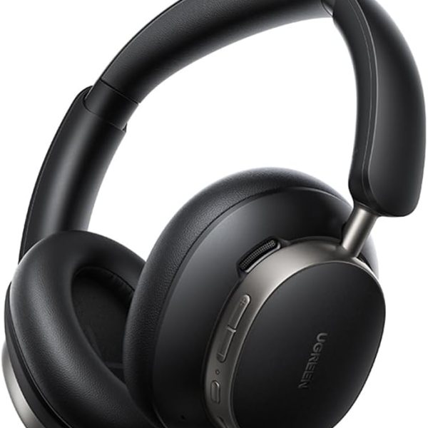 UGREEN Studio Pro Headphones Wireless, 120H, ANC, Hi-Res Sound, BT 6.0, Custom EQ & Multiple Connection via App