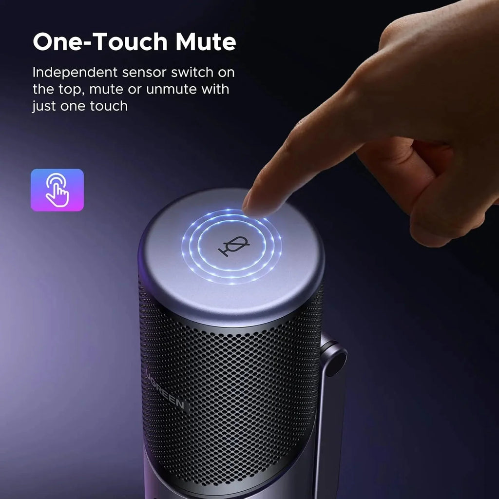 UGREEN CM769 24-bit/96kHz USB RGB Microphone – 35629