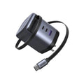 Ugreen Nexode Pro 100W 2xUSB-C + 1xUSB-A GaN Fast Charger with Type-C Retractable Cable
