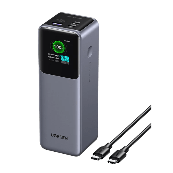 UGREEN Nexode Power Bank 25000mAh 200W with Smart Digital Display