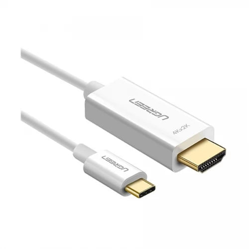 UGREEN USB Type C to HDMI Cable Male to Male ABS Case 1.5m (White)