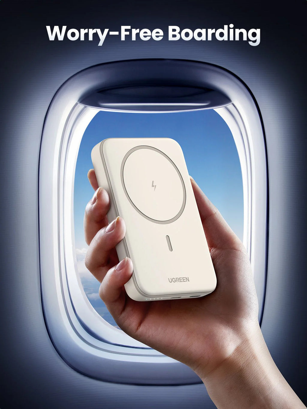 UGREEN Wireless Magnetic Power Bank 10000mAh